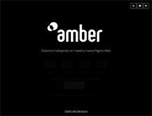Tablet Screenshot of ambermarketing.com